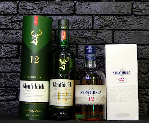 Сравнение односолодовых двенадцатилетних виски: Glenfiddich 12 & Strathisla 12