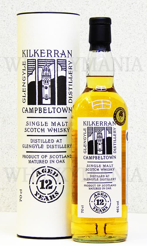 Бутылка и туба односолодового виски Kilkerran 12 Years