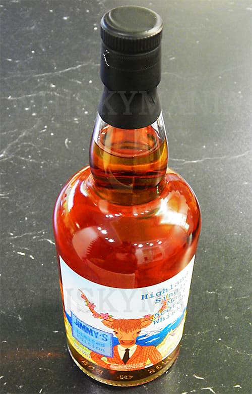 Оформление и дизайн бутылки шотландского виски Jimmy's Limited Editon