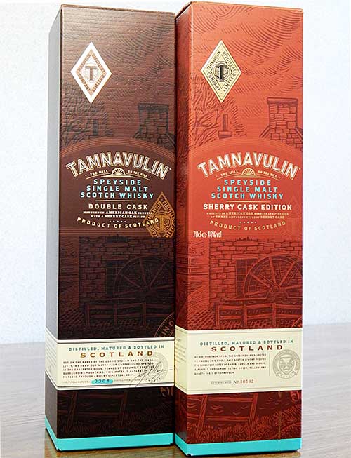 Подарочные упаковки виски Tamnavulin Double Cask & Tamnavulin Sherry Cask Edition