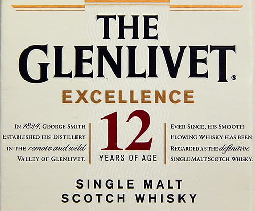 Односолодовый виски Glenlivet двенадцать лет