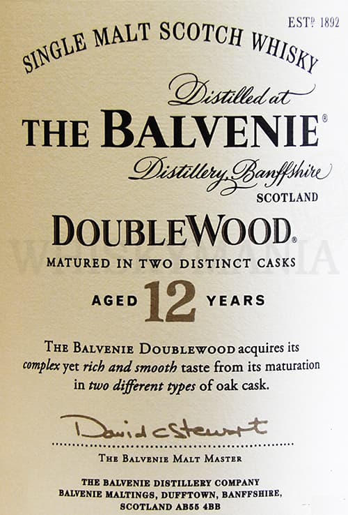 Оформление тубы односолодового виски Balvenie 12 лет
