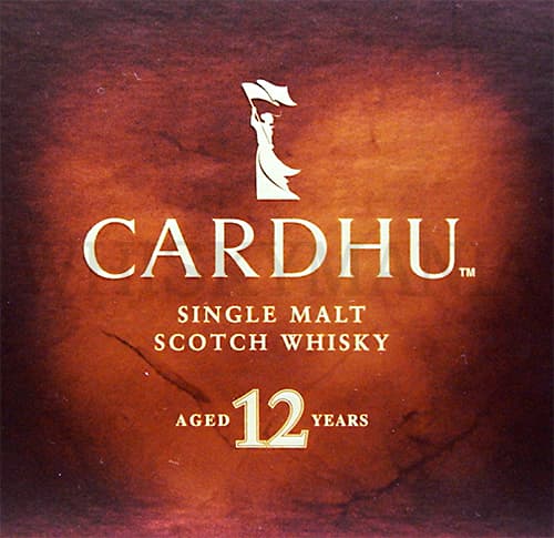 Брендирование коробки односолодового виски Cardhu 12 YO